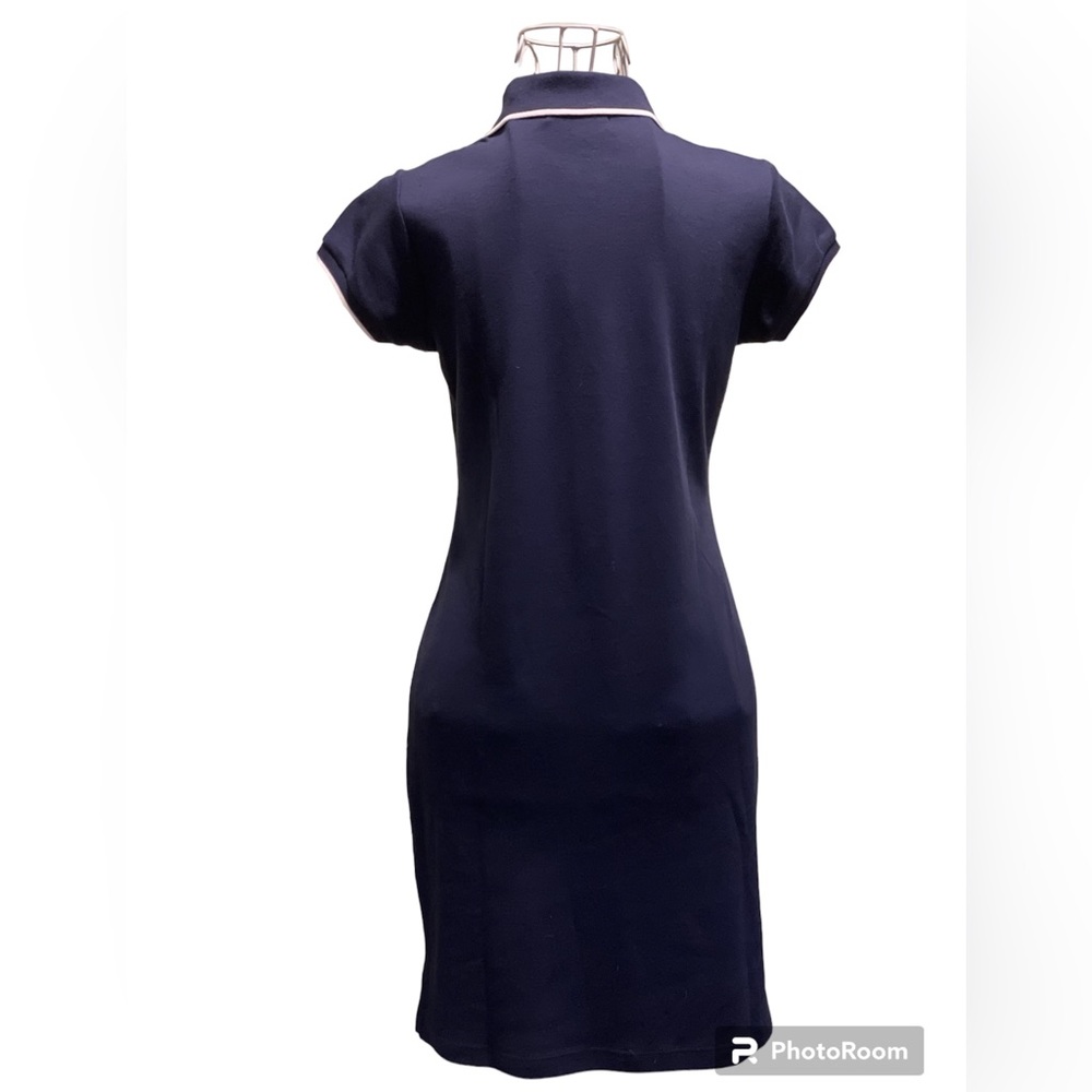 Ralph Lauren Girls Navy Blue Polo Tennis Dress L NWT - Picture 3 of 5